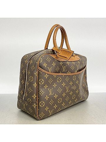 Louis Vuitton Louis Vuitton Monogram Deauville Handbag M47270 Brown Women's (view 2)