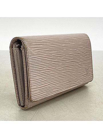 Louis Vuitton Louis Vuitton Epi Portemonnaie Bietrezor Wallet M6350B Lilac Ladies (view 2)