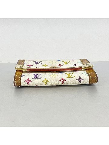 Louis Vuitton Louis Vuitton Wallet/Coin Case, Monogram Multicolore, Portemonnaie Plat M92657, Blanc, Ladies (view 2)