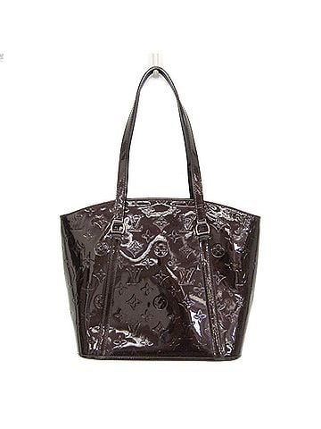 Louis Vuitton Louis Vuitton Monogram Vernis Avalon MM M91567 Women's Tote Bag Amarante (view 1)