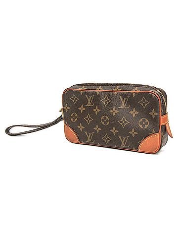 Louis Vuitton Louis Vuitton Monogram Marly Dragonne PM M51827 Men,Women Clutch Bag Brown (view 1)