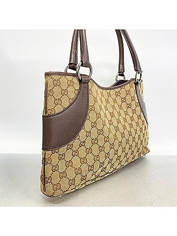 Gucci Gucci GG Canvas Handbag 113015, Brown Canvas, Women's (view 2)
