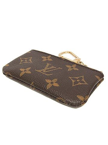 Louis Vuitton Louis Vuitton Monogram Key Pouch M62650 Men,Women Monogram Coin Purse/coin Case Brown (view 2)