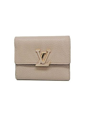 Louis Vuitton Louis Vuitton Taurillon Capucines XS Wallet M68747 Women's  Calf Leather Wallet (tri-fold) Galle,Light Beige (view 1)