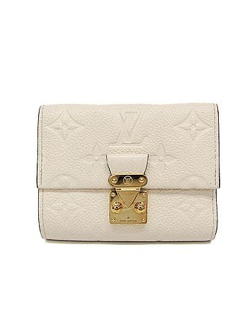 Louis Vuitton Louis Vuitton Monogram Empreinte Métis Compact Wallet M81071 Women's Monogram Empreinte Wallet (tri-fold) Cream,Off-white (view 1)