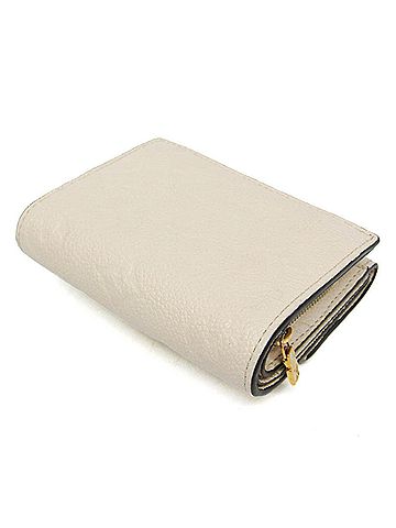 Louis Vuitton Louis Vuitton Monogram Empreinte Métis Compact Wallet M81071 Women's Monogram Empreinte Wallet (tri-fold) Cream,Off-white (view 2)