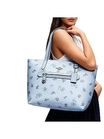 Coach Taylor Tote Meadow Print Leather Tote (view 1)