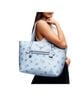 Coach Floral Blue Leather Tote One size - photo 1