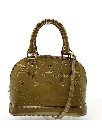 Louis Vuitton Louis Vuitton Monogram Vernis Alma BB Handbag 2-way Gold M91752 LOUIS VUITTON (view 1)