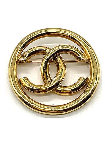 Chanel Chanel Coco Mark Pin Brooch GP Gold Tone Ladies 93P CHANEL (view 1)