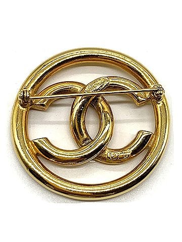Chanel Chanel Coco Mark Pin Brooch GP Gold Tone Ladies 93P CHANEL (view 2)