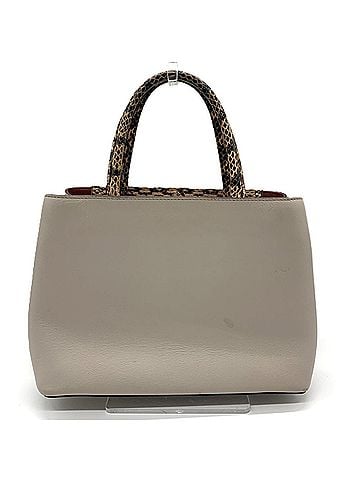 Fendi Fendi Petite 2Jours Handbag Shoulder Bag Beige Leather Women's 8BH253 FENDI (view 2)