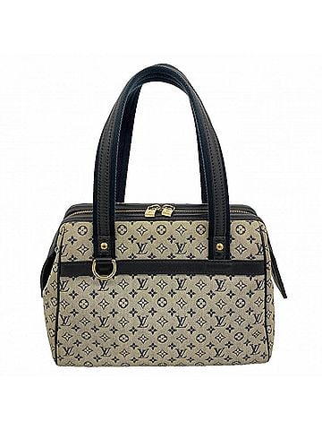 Louis Vuitton Louis Vuitton Monogram Mini Josephine PM Handbag M92214 Blue Women's (view 1)