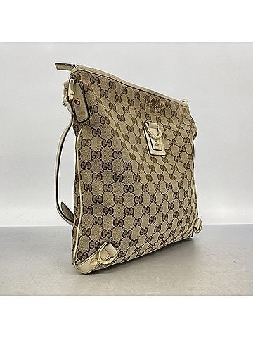 Gucci Gucci GG Canvas Abbey Shoulder Bag 131326 Brown Champagne Women's (view 2)