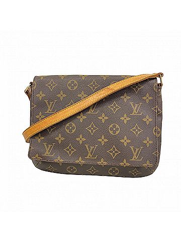 Louis Vuitton Louis Vuitton Monogram Musette Tango Short Strap Shoulder Bag M51257 Brown Women's (view 1)