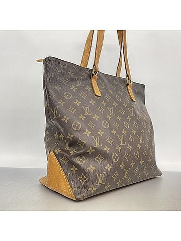 Louis Vuitton Louis Vuitton Monogram Cabas Mezzo Tote Bag M51151 Brown Women's (view 2)