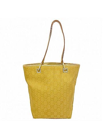Gucci Gucci GG Canvas Tote Bag 002 1099 Gold Women's (view 1)