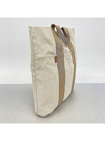 Hermès Hermes New Fourre-Tout Cabas Tote Bag, Canvas, Beige, Men's & Women's (view 2)