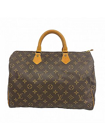 Louis Vuitton Louis Vuitton Monogram Speedy 35 Handbag M41107 Brown Women's (view 1)