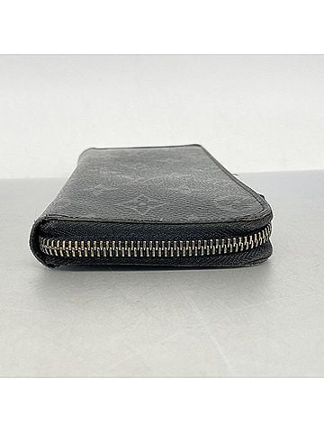 Louis Vuitton Louis Vuitton Monogram Eclipse Zippy Wallet Vertical M62295 Black Men's Long (view 2)