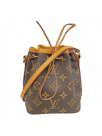 Louis Vuitton Louis Vuitton Monogram Nano Noe Shoulder Bag M41346 Brown Women's (view 1)