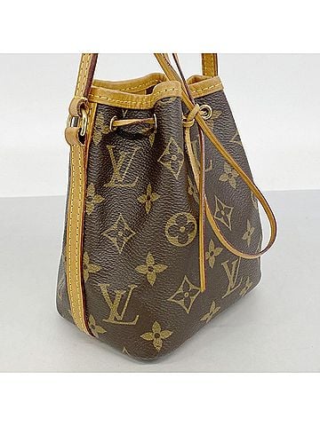 Louis Vuitton Louis Vuitton Monogram Nano Noe Shoulder Bag M41346 Brown Women's (view 2)