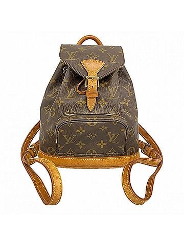 Louis Vuitton Louis Vuitton Monogram Mini Montsouris Backpack M51137 Brown Women's (view 1)