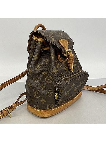 Louis Vuitton Louis Vuitton Monogram Mini Montsouris Backpack M51137 Brown Women's (view 2)
