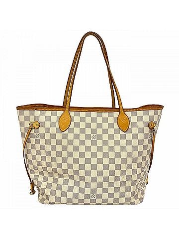 Louis Vuitton Louis Vuitton Damier Azur Neverfull MM Tote Bag N51107 White Women's (view 1)