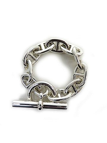 Hermès HERMES Chaine d'Ancre TGM Bracelet, Ag925, 10 links (view 2)
