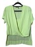 BCBGMAXAZRIA Yellow Short Sleeve Blouse Size XS - photo 1
