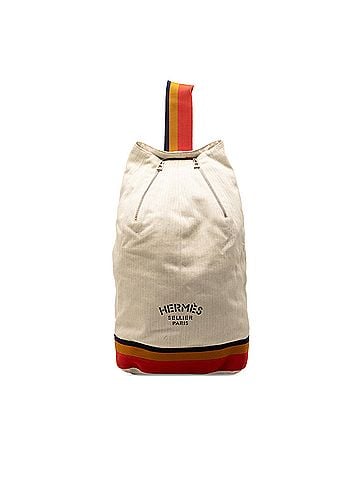 Hermès Toile Chevron Cavalier Sling Bag (view 1)