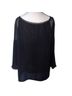 Escada Black 3/4 Sleeve Blouse Size XL - photo 1