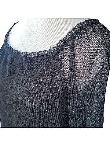 Escada Sheer Sleeve Top 3/4 Sleeve Blouse (view 2)