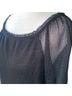 Escada Black 3/4 Sleeve Blouse Size XL - photo 2