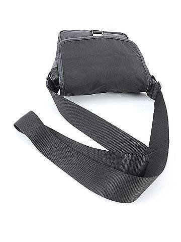 Prada Prada Tessuto Nylon Triangle Logo Leather Shoulder Bag Messenger Black Men's (view 2)