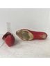 Jeffrey Campbell 100% Leather Solid Red Heels Size 6 1/2 - photo 8