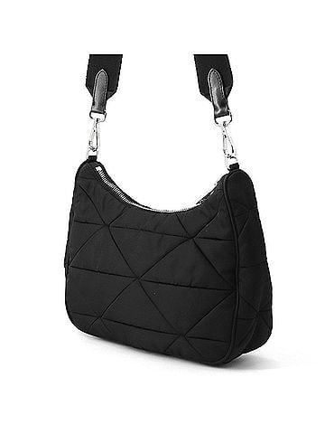 Prada Prada Shoulder Bag Padded Nylon Quilted 1BC151 PRADA Handbag Black (view 2)