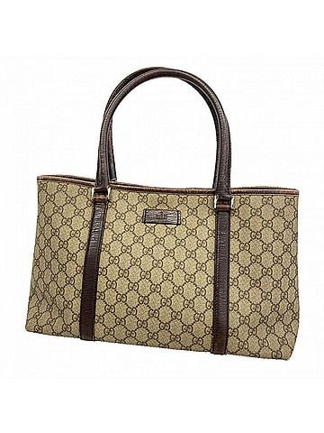 Gucci Gucci GG Supreme Tote Bag 114595 Brown Women's (view 1)