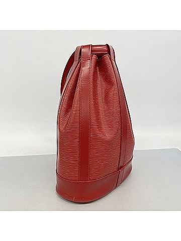 Louis Vuitton Louis Vuitton Epi Randonee PM Shoulder Bag M52357 Castilian Red Women's (view 2)