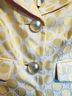 Worth Print Yellow Ivory Coat Size 2 (petite) - photo 5