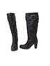 Coach 100% Leather Black Boots Size 7 1/2 - photo 1