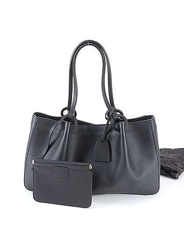 Gucci Gucci Vitello 94898 Leather Tote Handbag Shoulder Bag Black Women's (view 1)