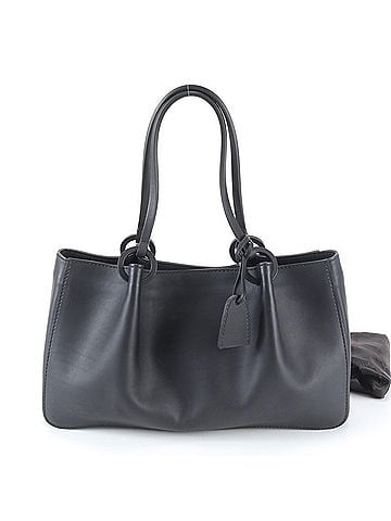 Gucci Gucci Vitello 94898 Leather Tote Handbag Shoulder Bag Black Women's (view 2)