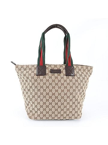 Gucci Gucci GG Canvas Sherry Line 131231 Leather Tote Handbag Shoulder Bag for Men (view 1)