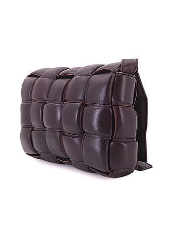 Bottega Veneta Bottega Veneta Intrecciato Padded Cassette Shoulder Handbag Leather Purple 591970 (view 2)