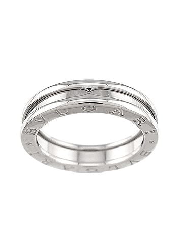 Bvlgari Bulgari BVLGARI B-ZERO1 1-band ring #55 18K WG White Gold 750 (view 1)