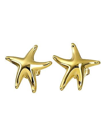 Tiffany & Co. Tiffany & Co. Starfish Earrings, 18K Yellow Gold (750), Pierced Earrings (view 1)