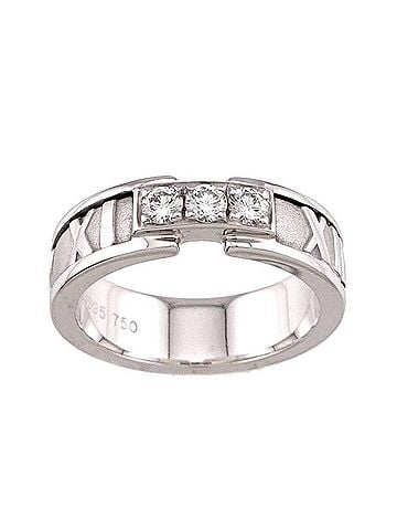 Tiffany & Co. Tiffany & Co. Atlas Diamond Ring, 18K White Gold (750) (view 1)