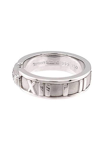 Tiffany & Co. Tiffany & Co. Atlas Diamond Ring, 18K White Gold (750) (view 2)